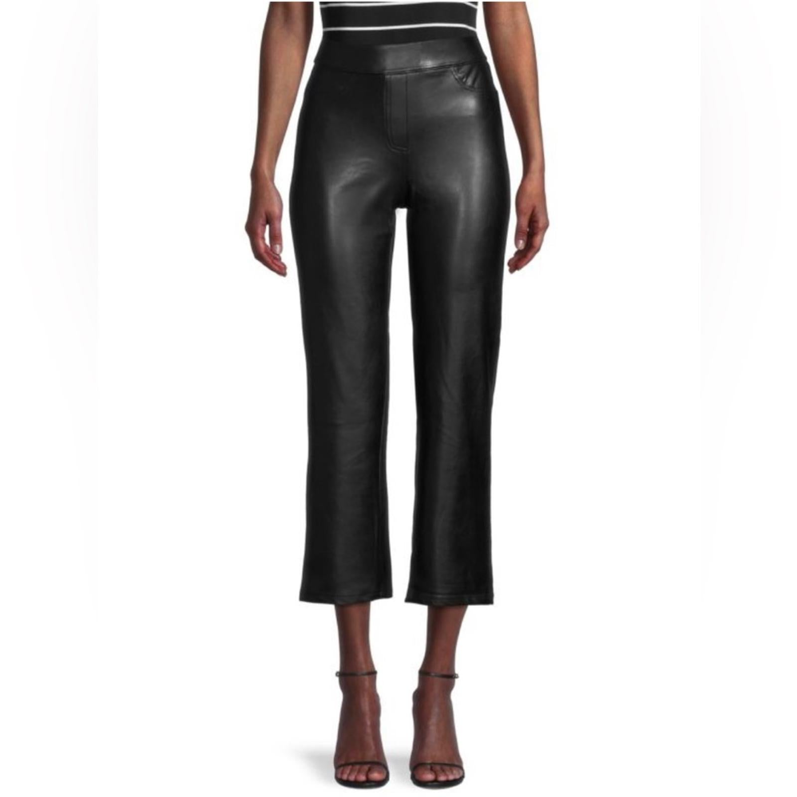Laundry by Shelli Segal Pull-On Faux Leather Pant, Size XL New w/Tag