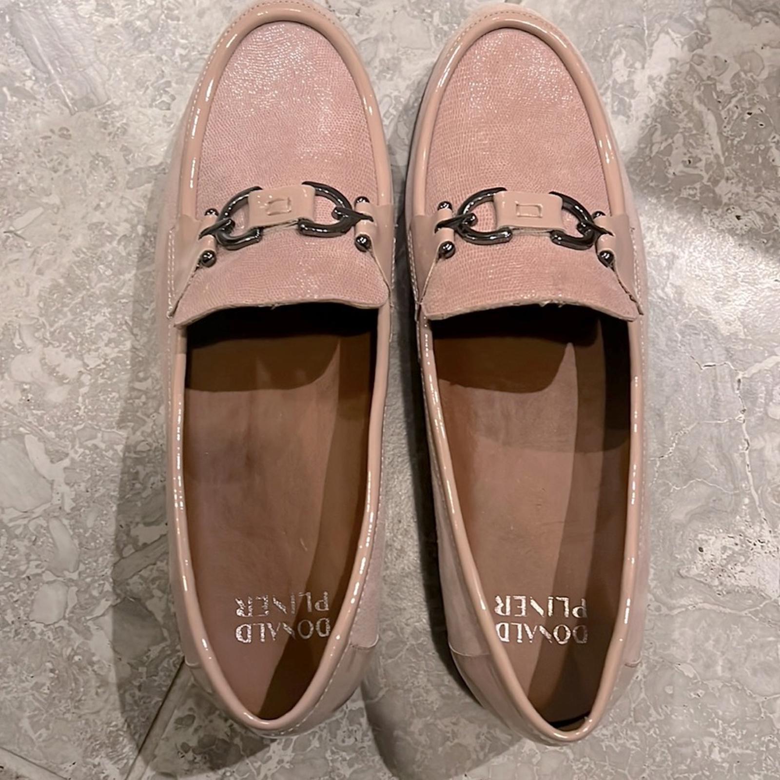 Donald Pliner Clio Slip-on Chunky Loafer Calf Suede Blush Size 12 NEW (Sold Out)