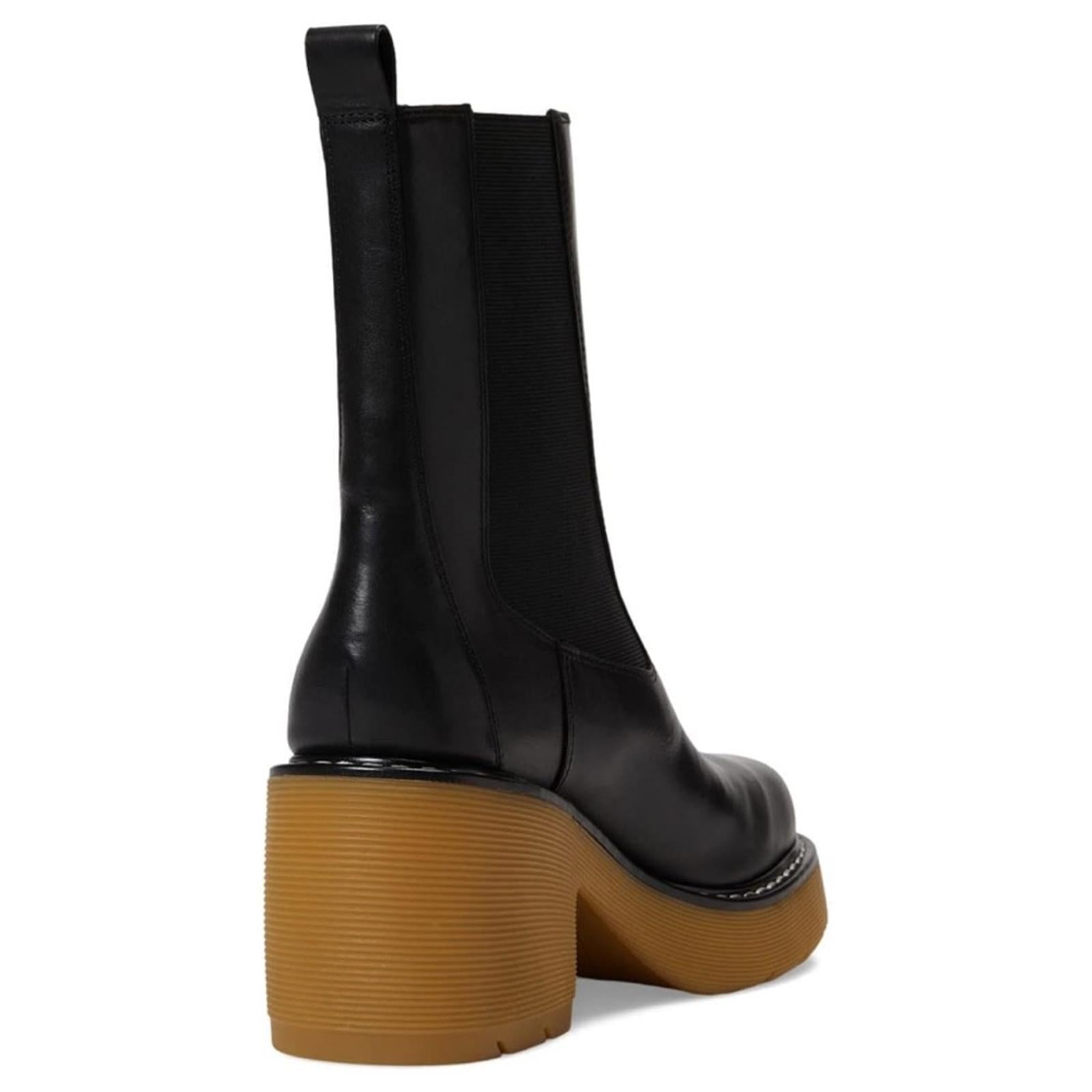 Marc Fisher LTD. BLACK Fredy Mid Calf Booties, Size 5 New in Box $249