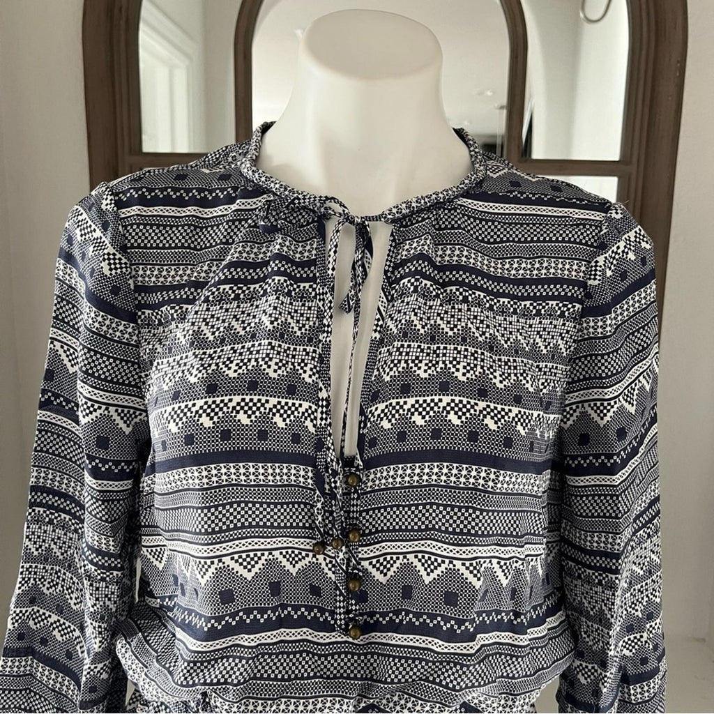 Veronica Beard Agathe Silk Multipattern Dress, Size 8 Retail $595 (Excellent)