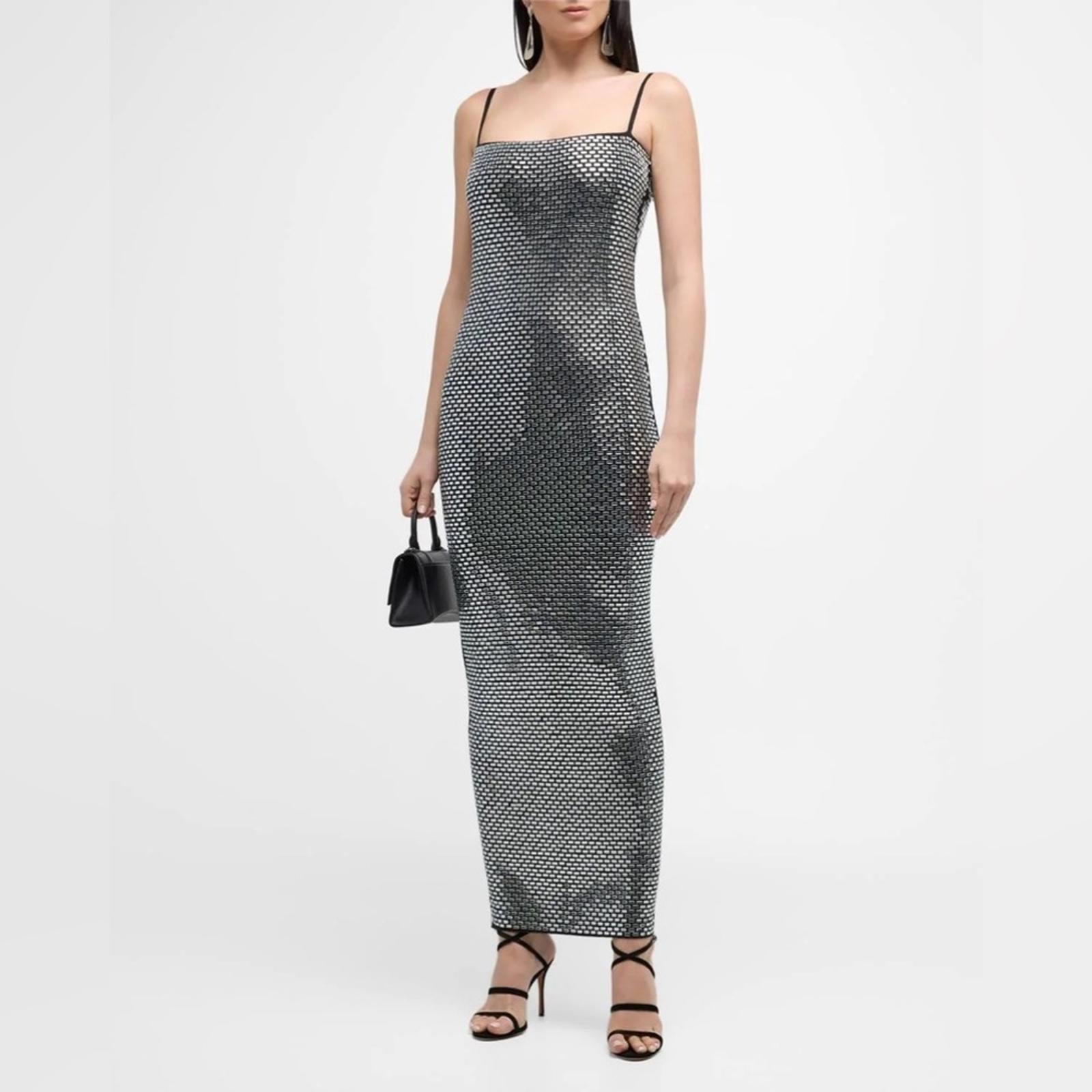 Retrofete Kyree Embellished Knit Dress, Black Size S New with Tag