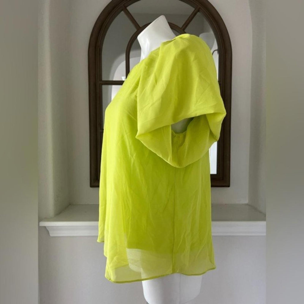 NWT Kobi Halperin Alice Puff Sleeve Blouse Size L New w/Tag Retail $298 Sold Out
