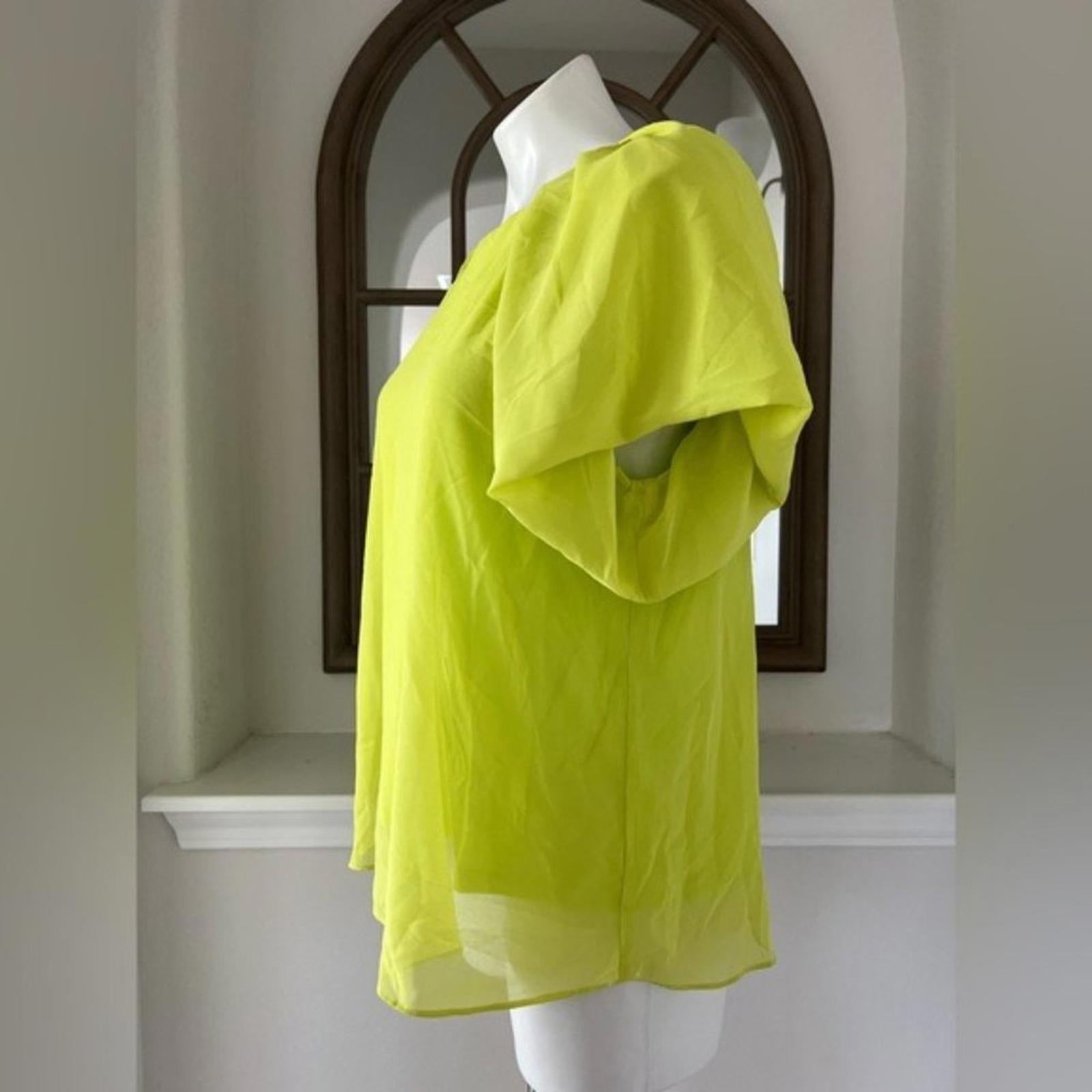 NWT Kobi Halperin Alice Puff Sleeve Blouse Size L New w/Tag Retail $298 Sold Out