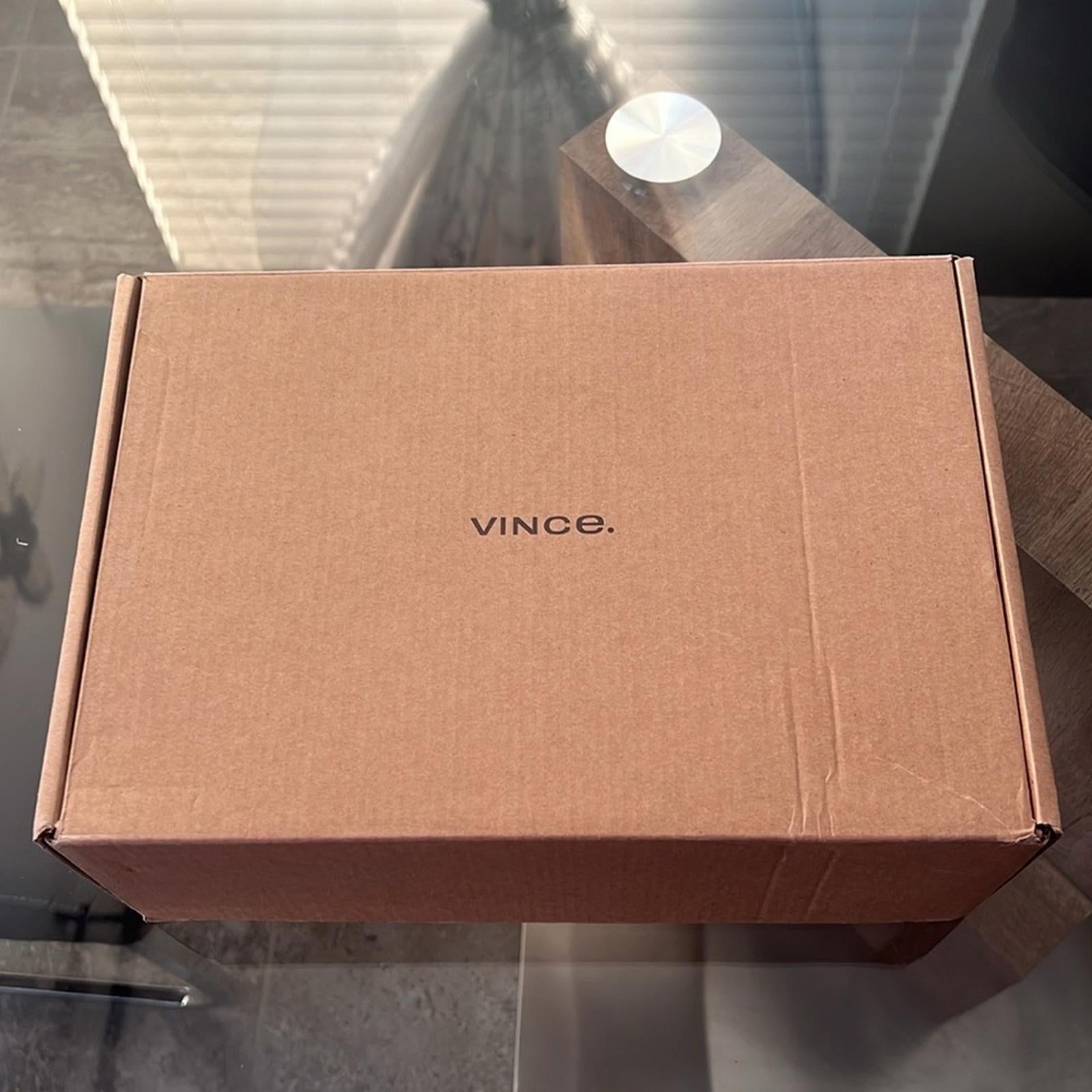 Vince Women's Ulla Slip On Espadrille Flats/ Mules, Off White Size 11 New in Box
