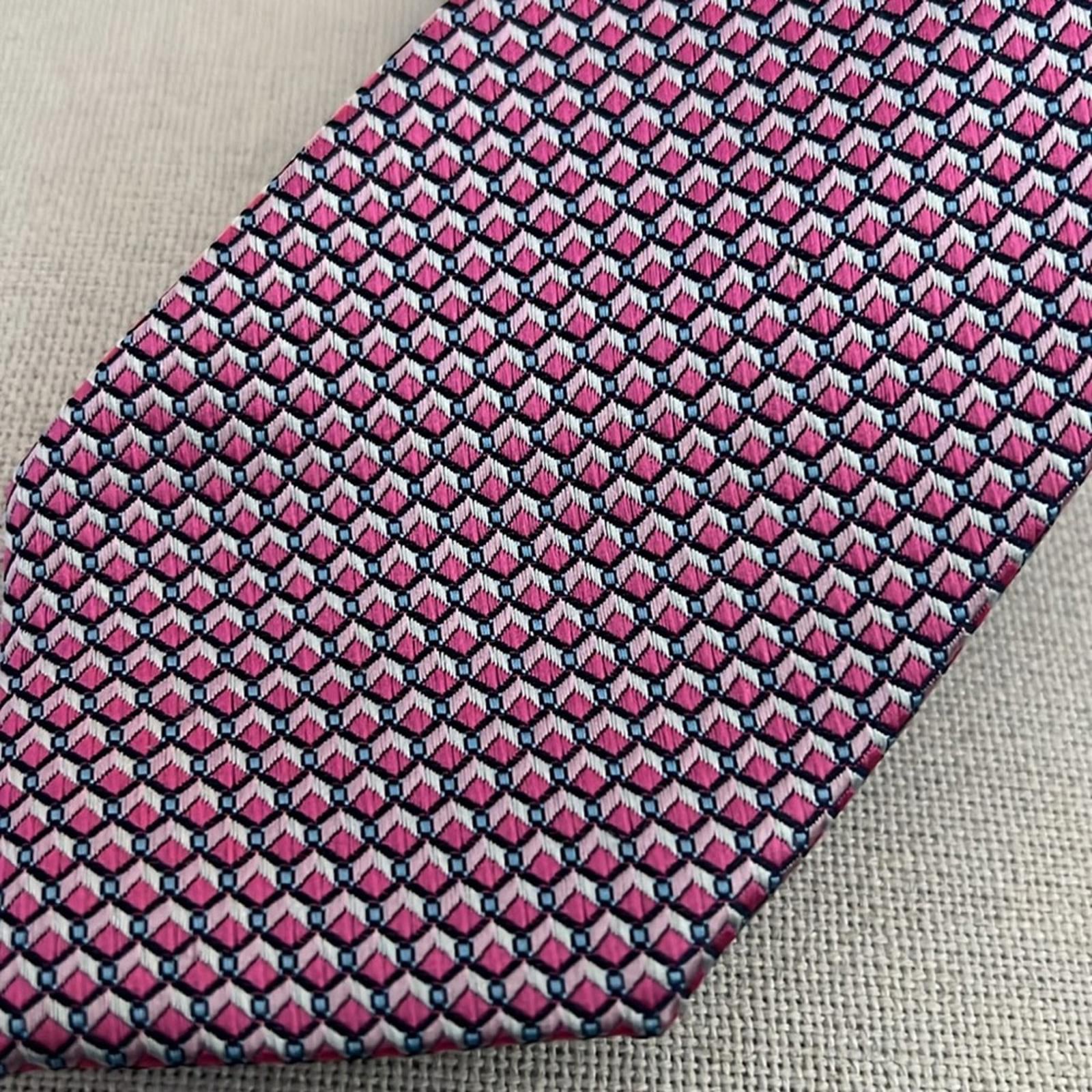 Perry Ellis Portfolio Shane Mini Pink Neck Tie, New w/Tag Retail $55