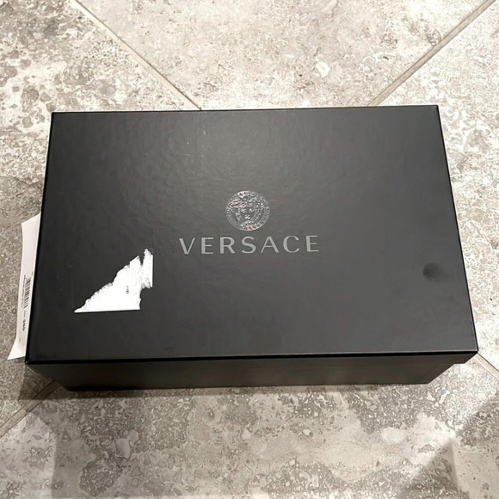 Versace Medusa Slide Sandals in Purple, Size EU36 New in Box
