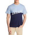 Bally Men’s Colorblock Logo Tee in Poolside/Midnight, Size M. NWT