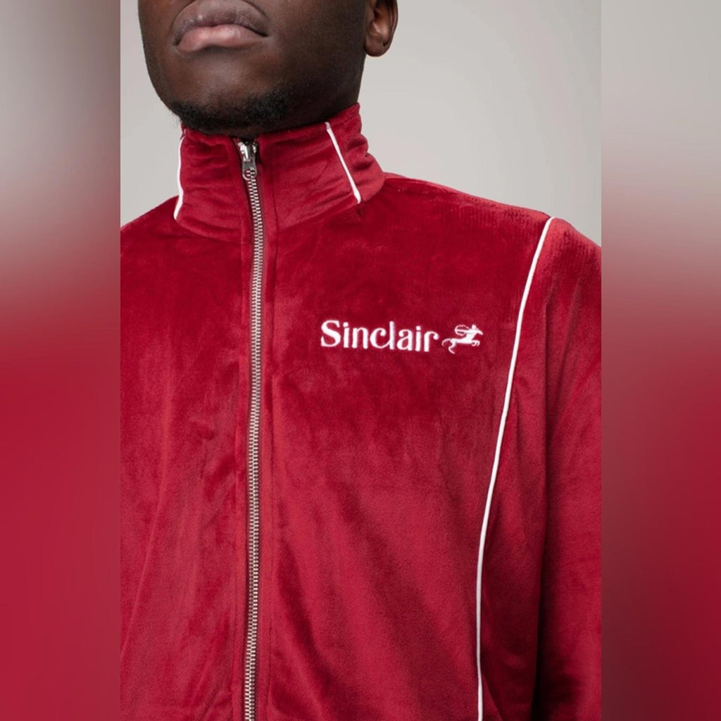 Sinclair Velour Track Jacket in Navy, Men’s Size L New w/Tag - SOLD OUT!
