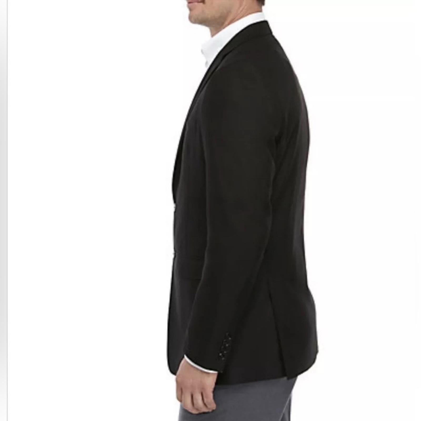 Calvin Klein Slim Fit Stretch Textured Sport Coat in Black, Size 41L NWT $295