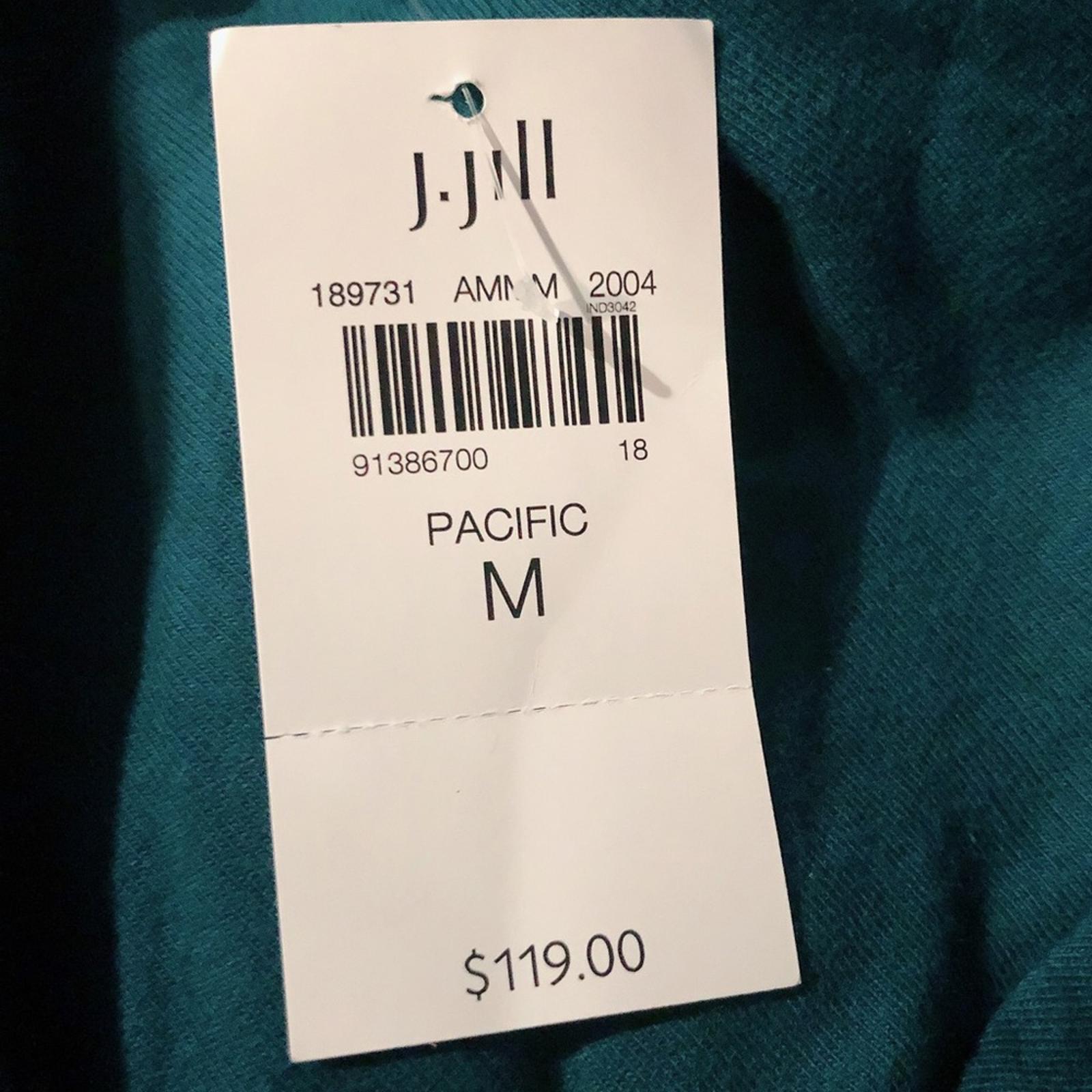 J. Jill Pacific Eyelet Long Sleeve Dress in Green, NWT, Size M
