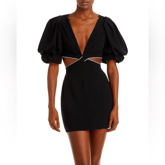 A.L.C. Revolve* Hazel Mini Cut-Out Dress in Black, Size 0 EXCELLENT! Retail $595