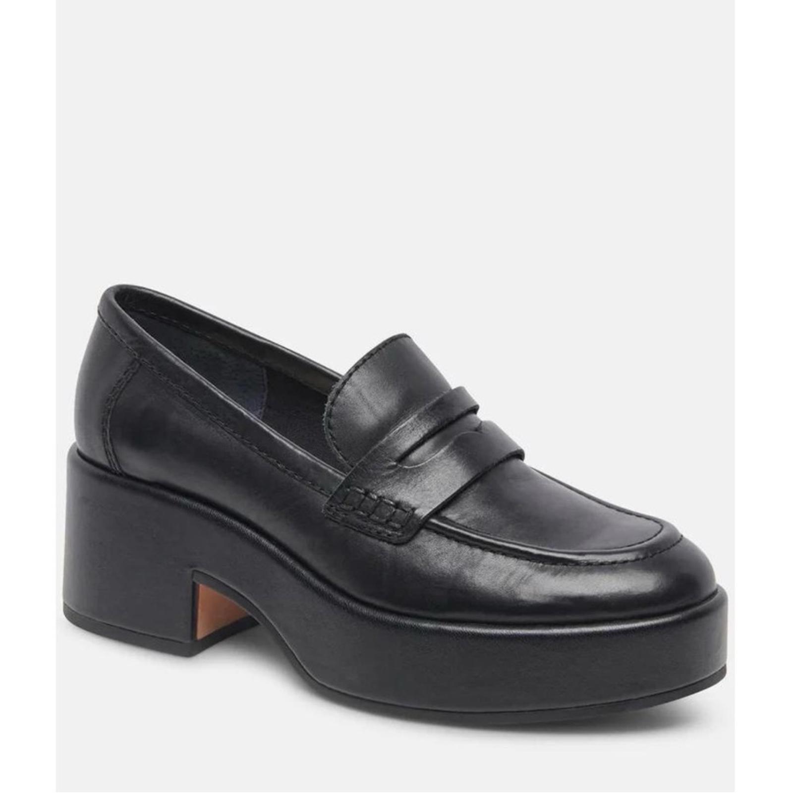 Dolce Vita Yanni Loafer in Black Leather, Size 9.5 New in Box SOLD OUT!
