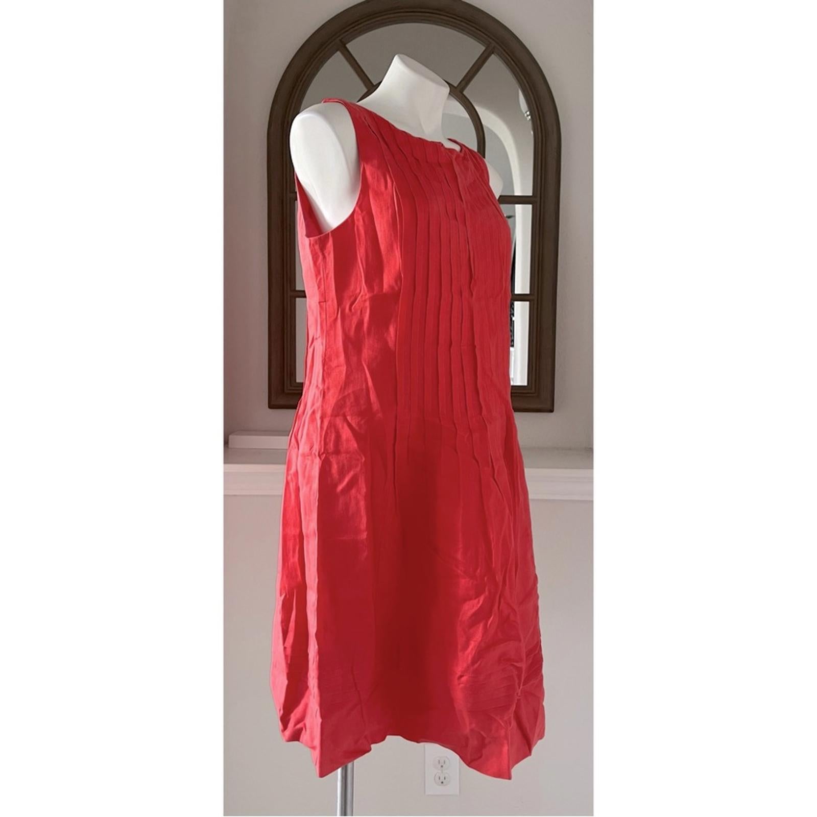 Lauren Ralph Lauren Linen Dress, Peach/Orange Size 14 EXCELLENT! like new