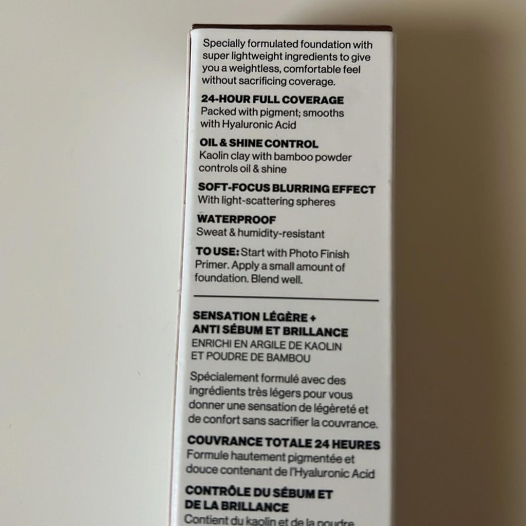 Smashbox Studio  (4.3 Deep Neutral) Skin Full Coverage 24Hr Foundation NEW