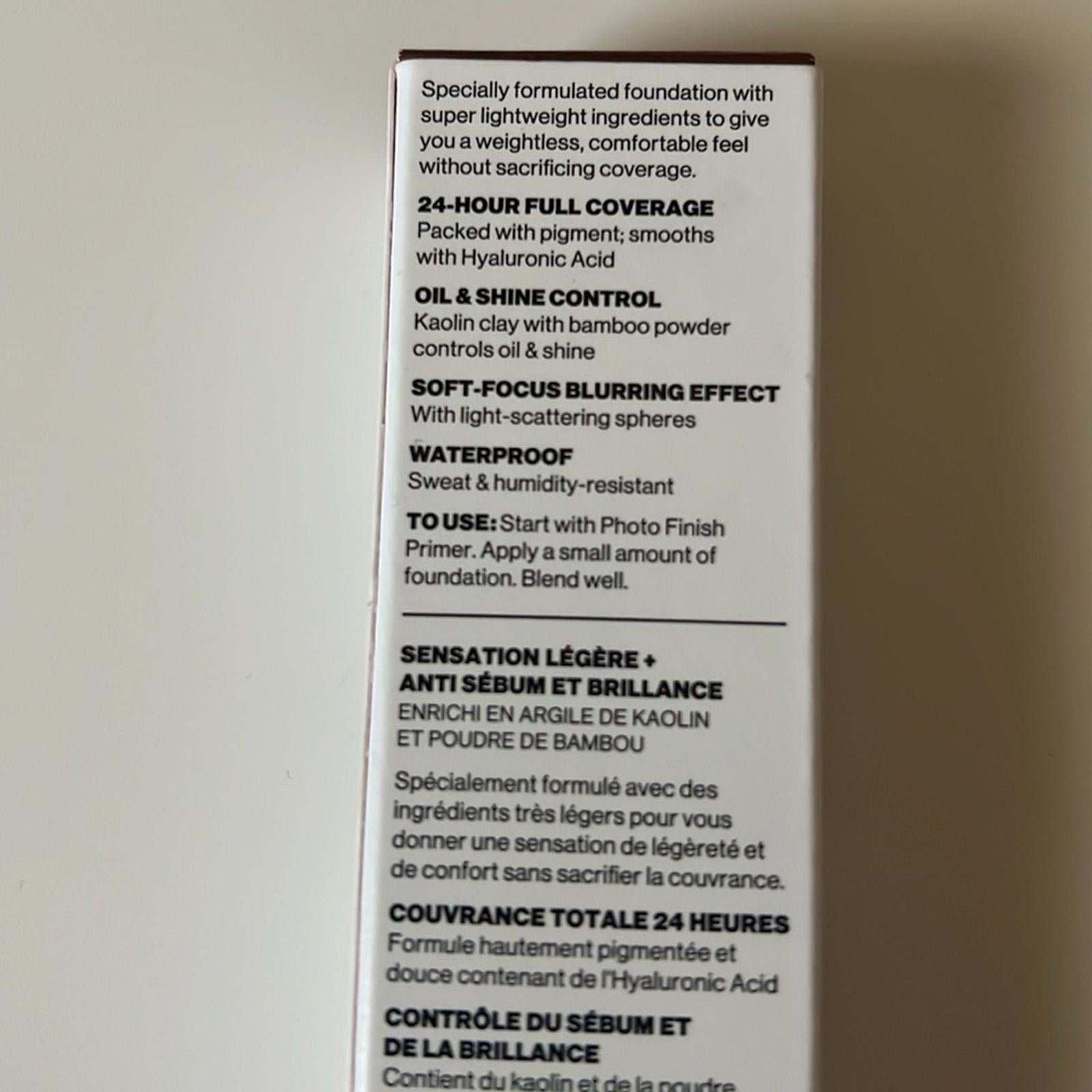 Smashbox Studio  (4.3 Deep Neutral) Skin Full Coverage 24Hr Foundation NEW