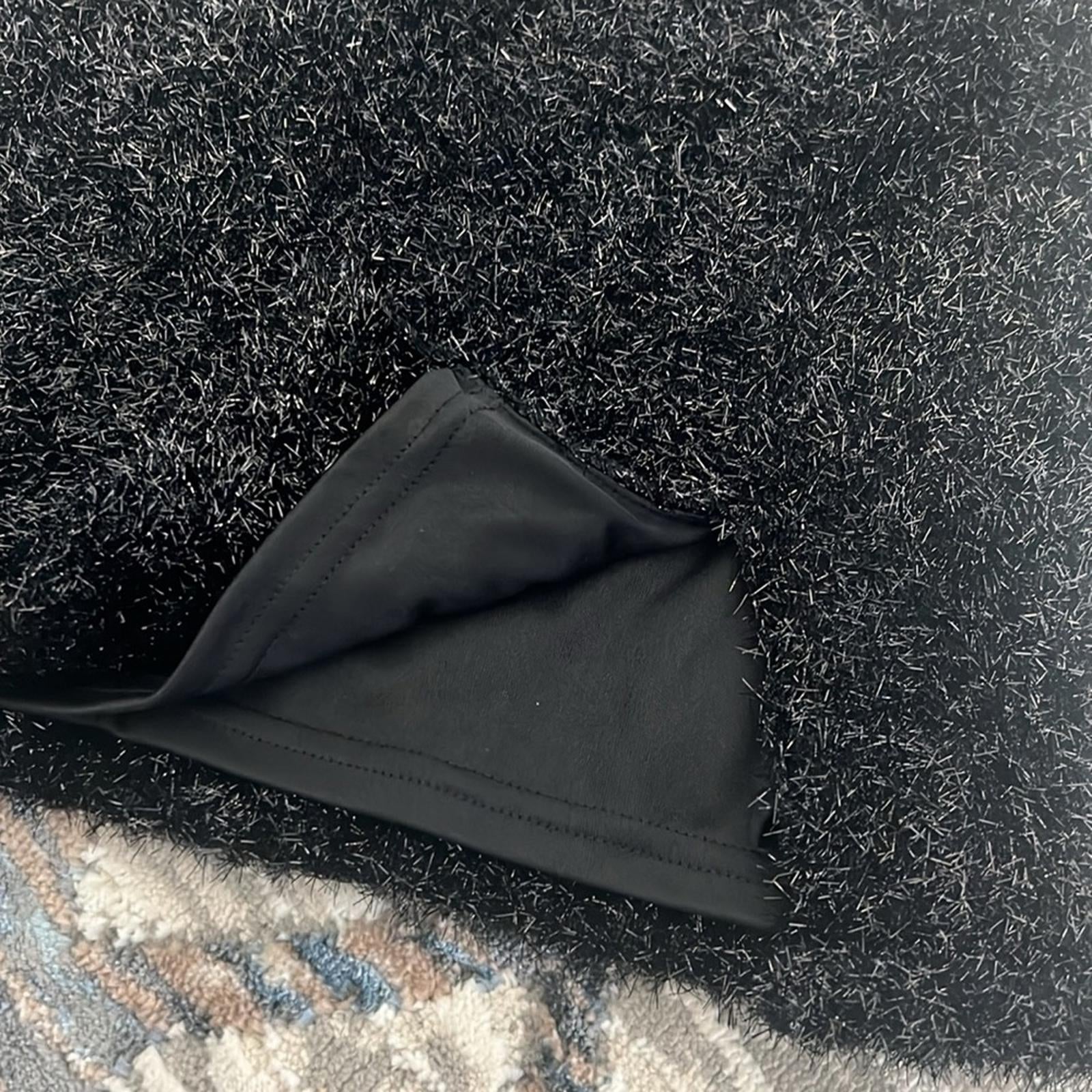 BARDOT Lurex Mini Skirt in Black, Size XS New w/Tag