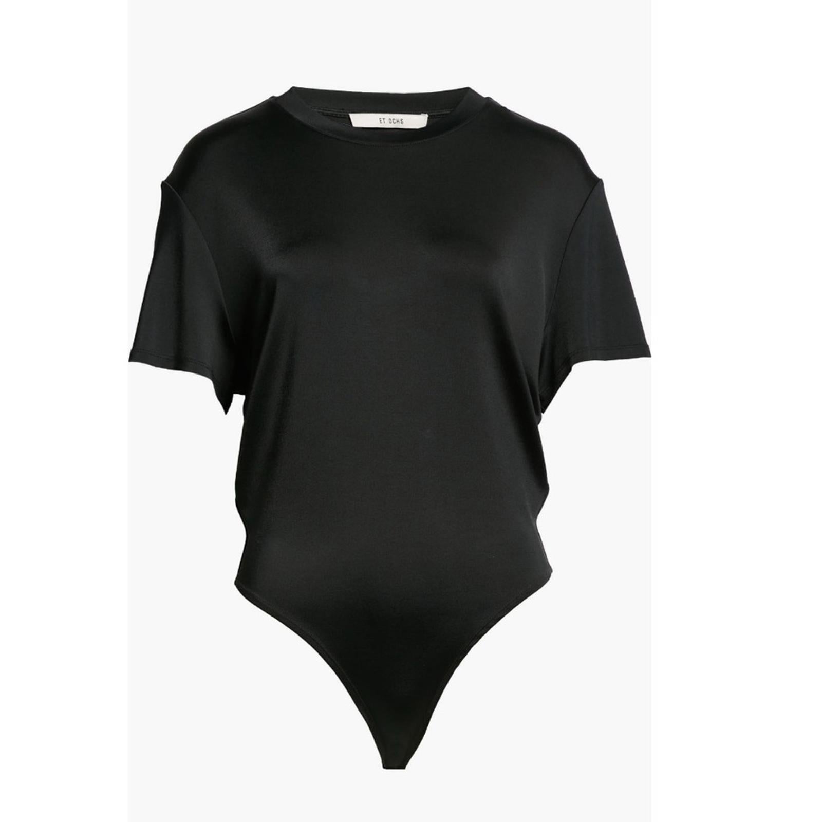 ET OCHS Sophia T-Shirt Bodysuit in Buttercream, Size XS NEW w/Tag $695