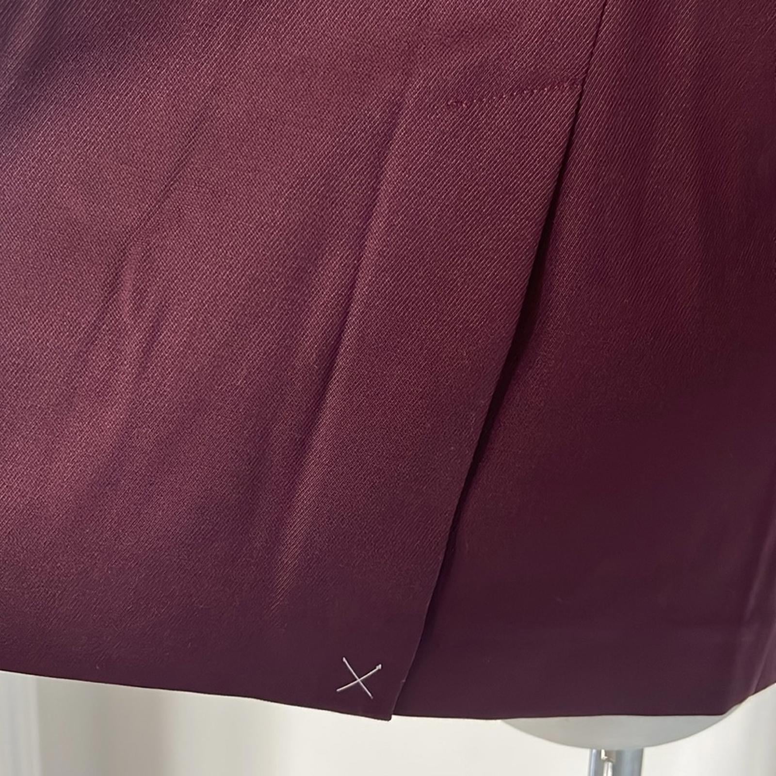 AWAY The Roundtrip Double-Breasted Blazer in Wine, Size 2X New w/Tag