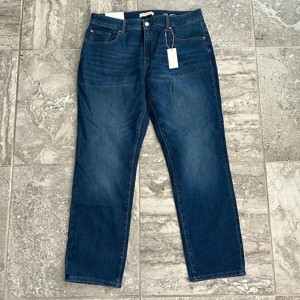 WARP + WEFT AMS Amsterdam Slim Stretch Jeans, Size W36 X L30 New with Tag