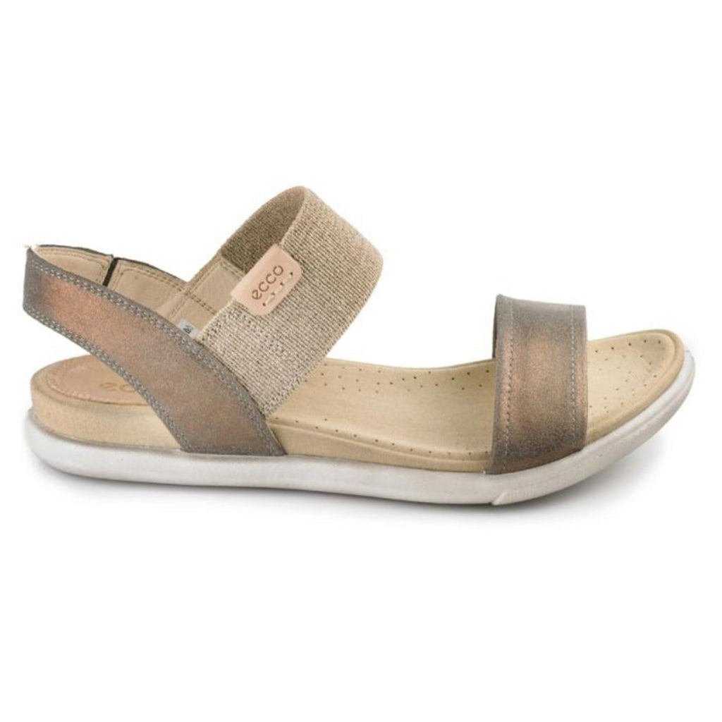 Ecco Warm Grey Damara Suede Leather Sandals, Size EU 42 | US 11-11.5 New in Box