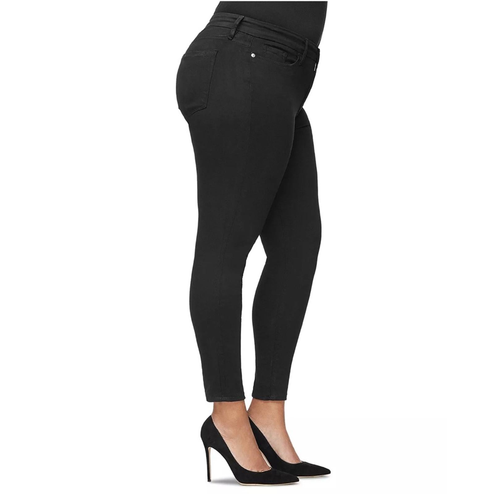 Good American Good Legs Skinny Jeans in Black, Size 20 New w/Tag $155