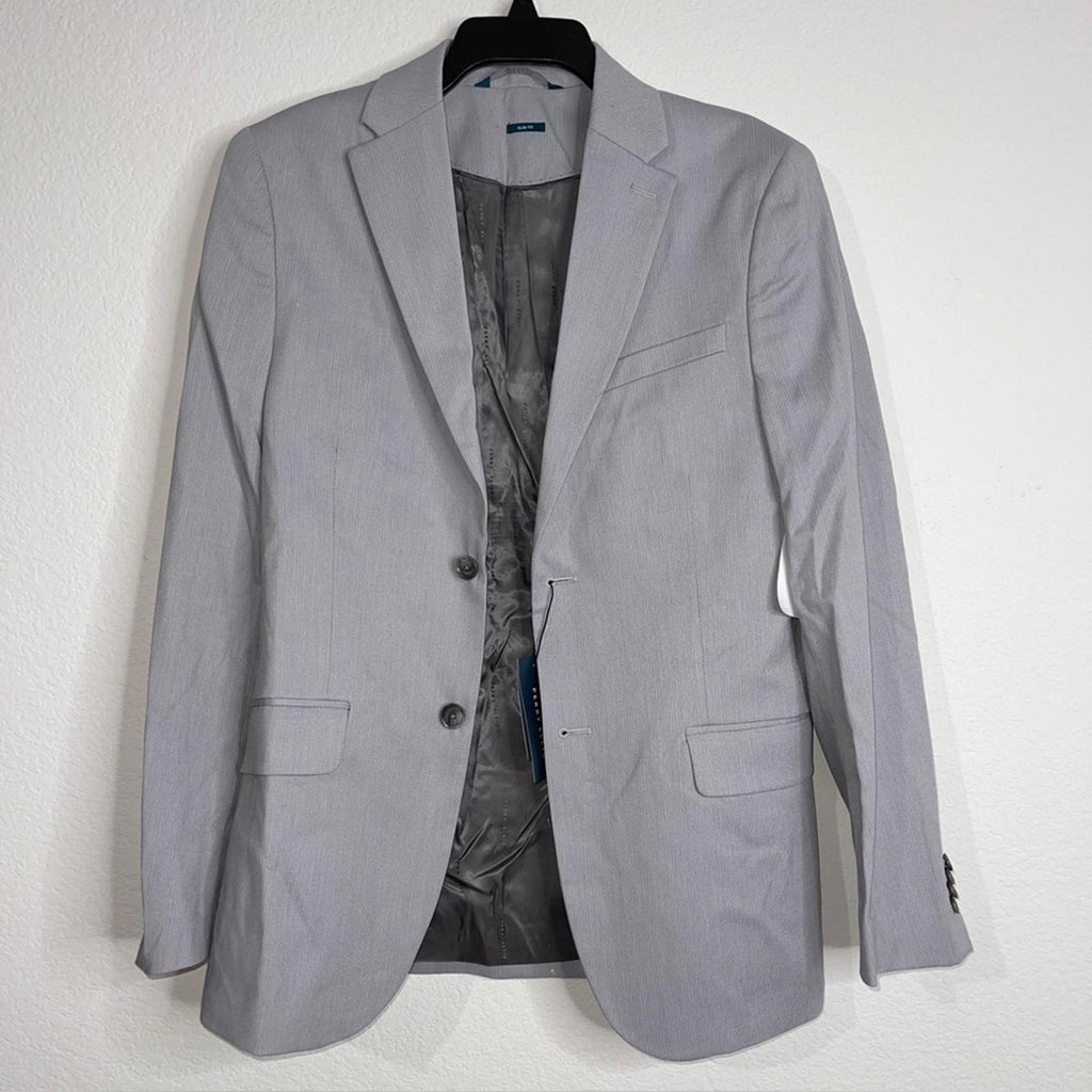 Perry Ellis Premium Men’s Alloy Slim Fit Stretch Tech Suit, Size 36 R NWT $225