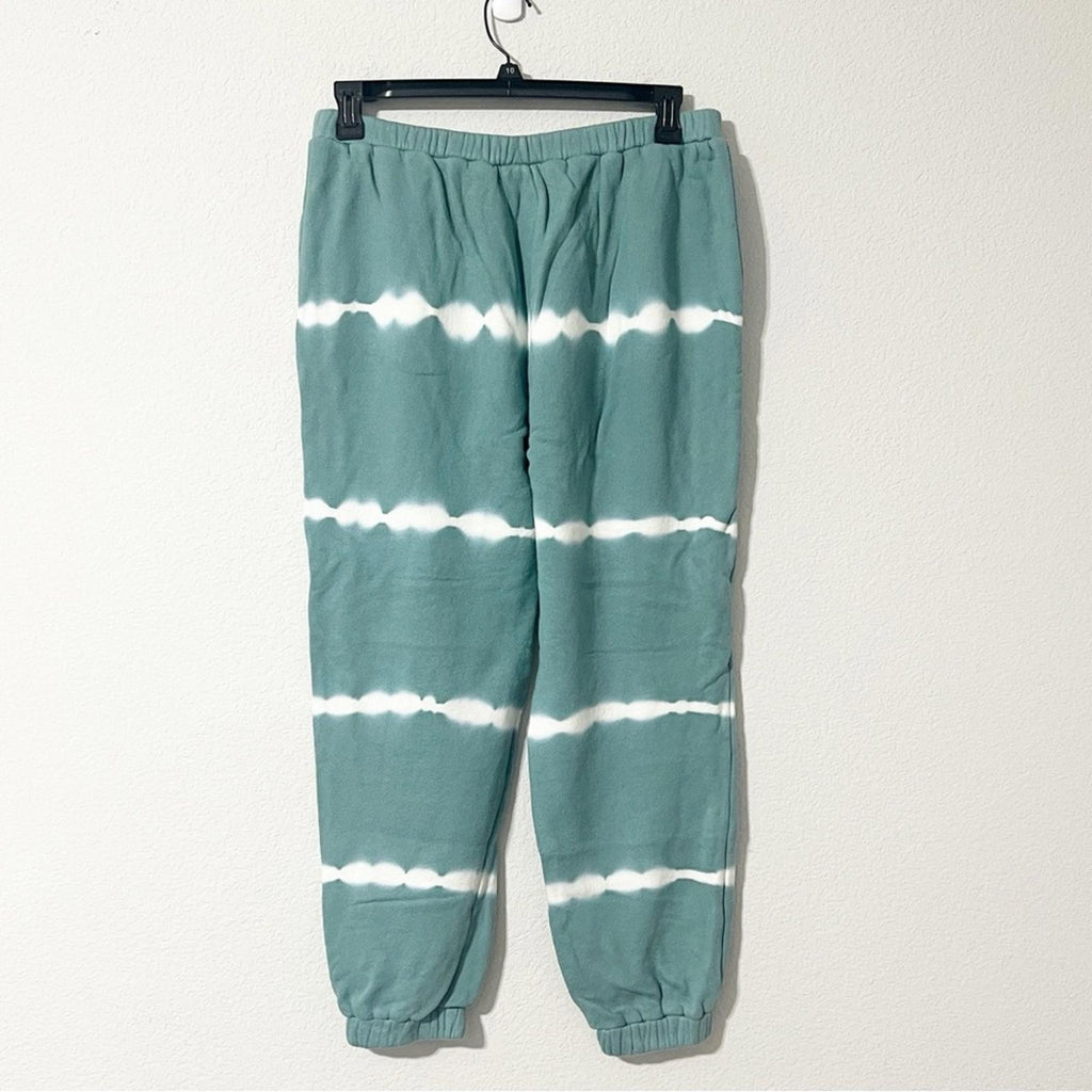 DOLAN Anthropologie Sage/Cloud Tie-Dye Jogger Pants, Size XL, NEW
