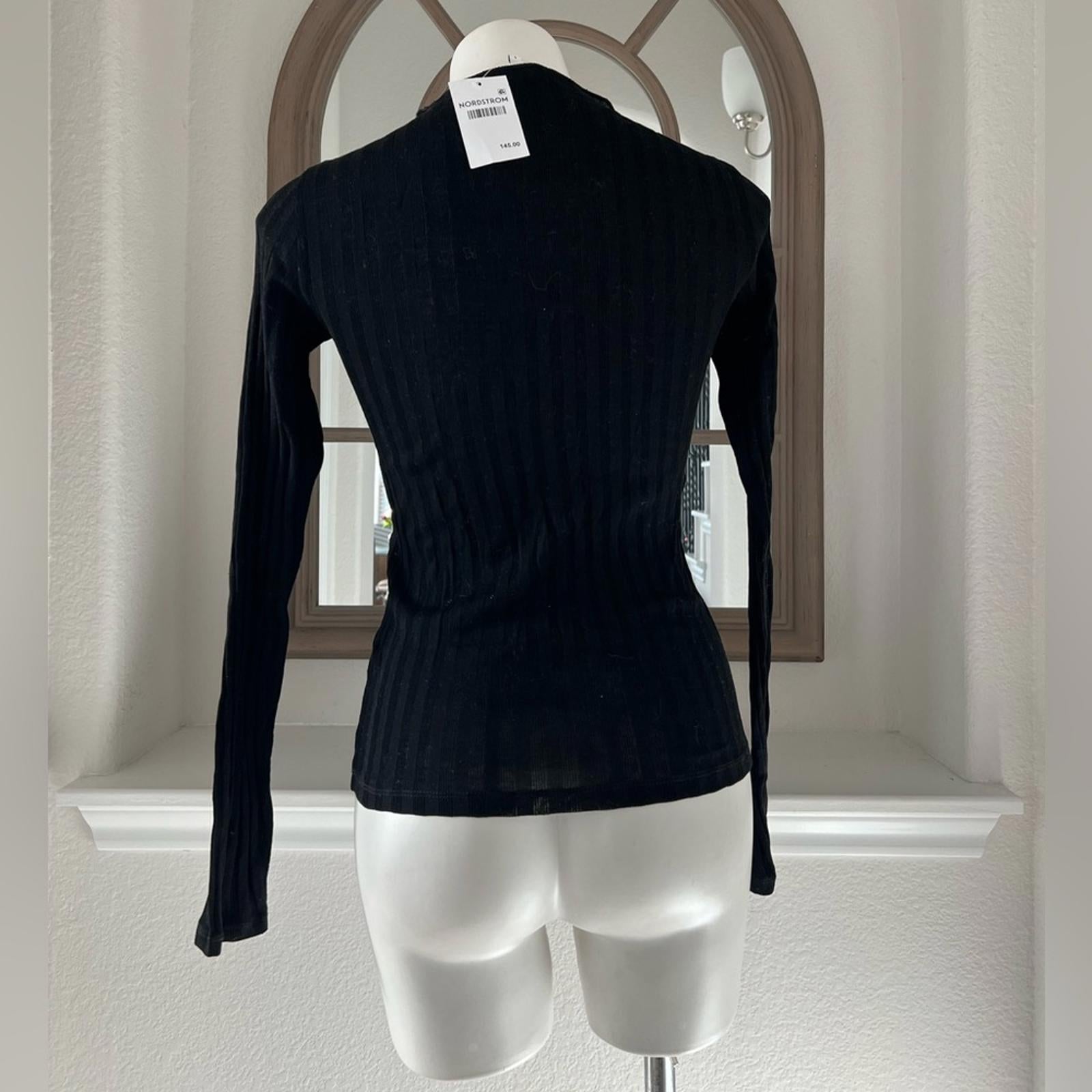 Vince Ribbed Top Sweater, Size S New w/Tag