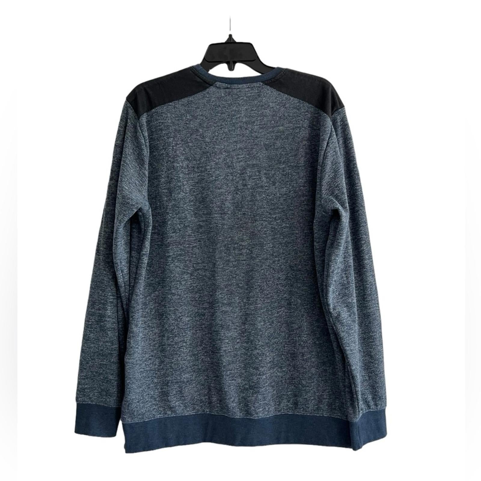 Kaporal Flecked Round Neck Sweater w/Pocket & Side Zippers Size XL EXCELLENT!
