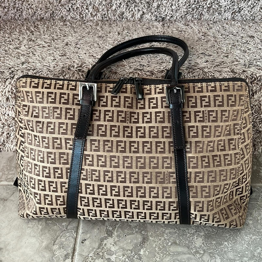 Fendi Zucchino Canvas tote bag EXCELLENT!