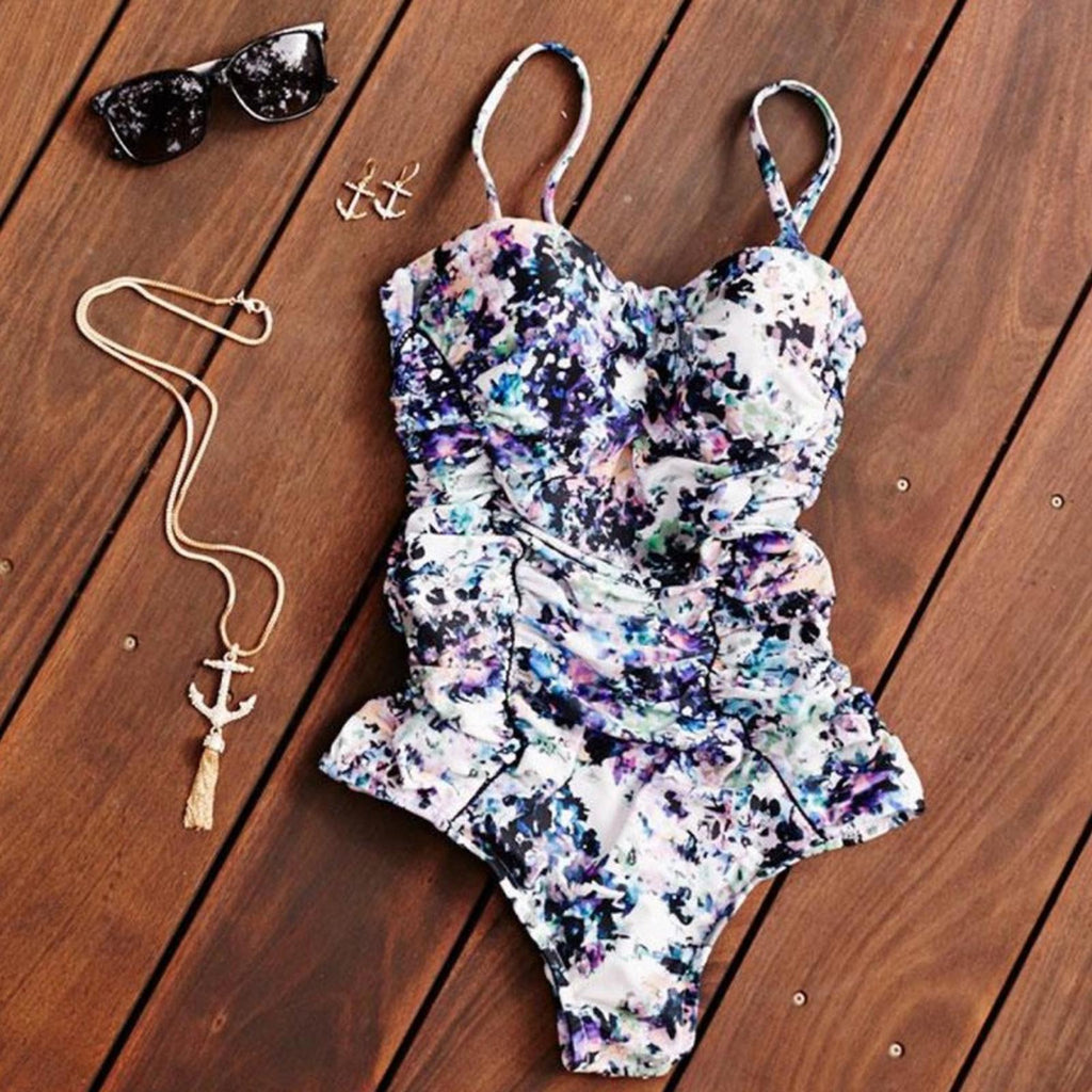 Badgley Mischka One Piece Swimsuit Size 8