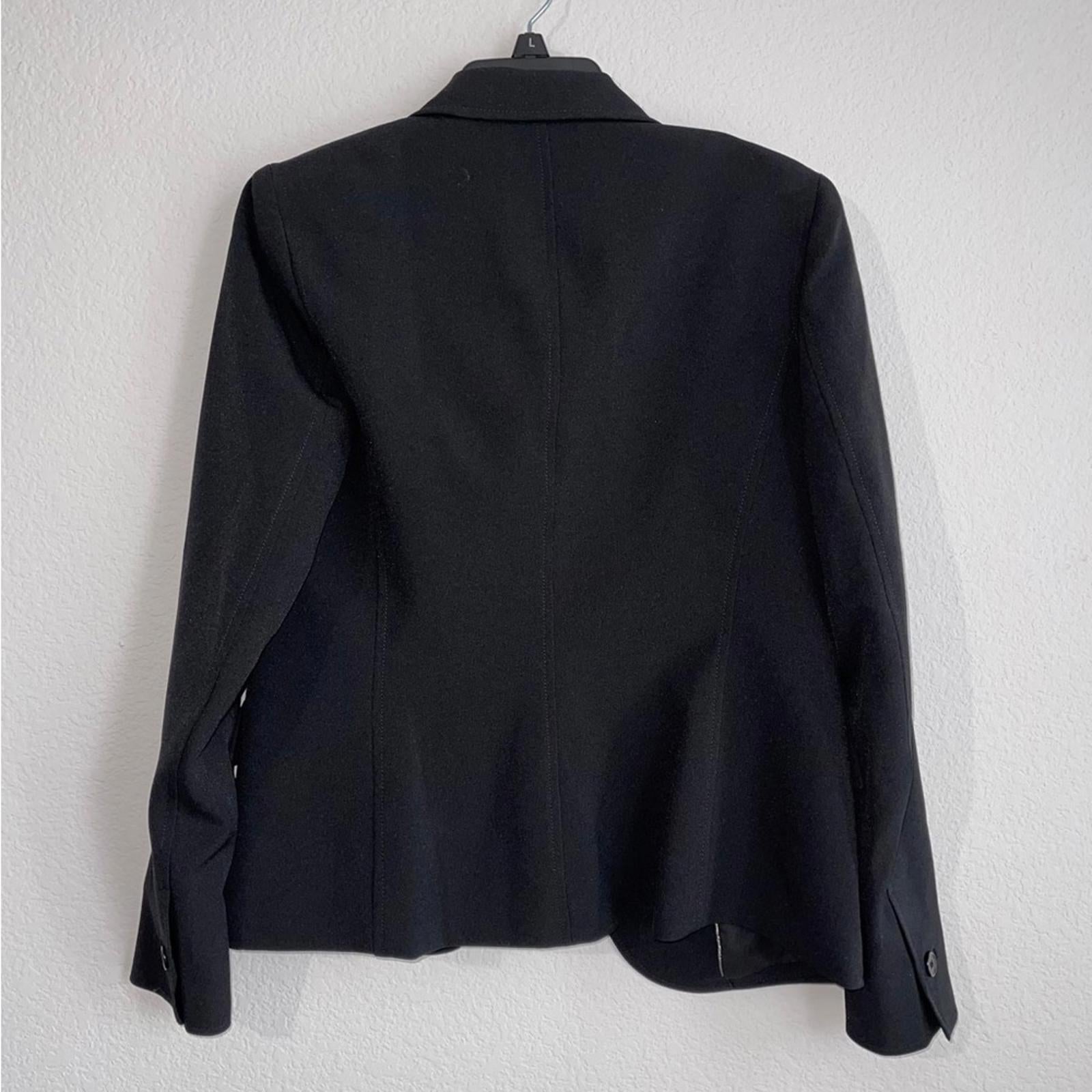 Anne Klein Two-Button Blazer in Black, Size 2 NEW w/Tag The Executive Collection