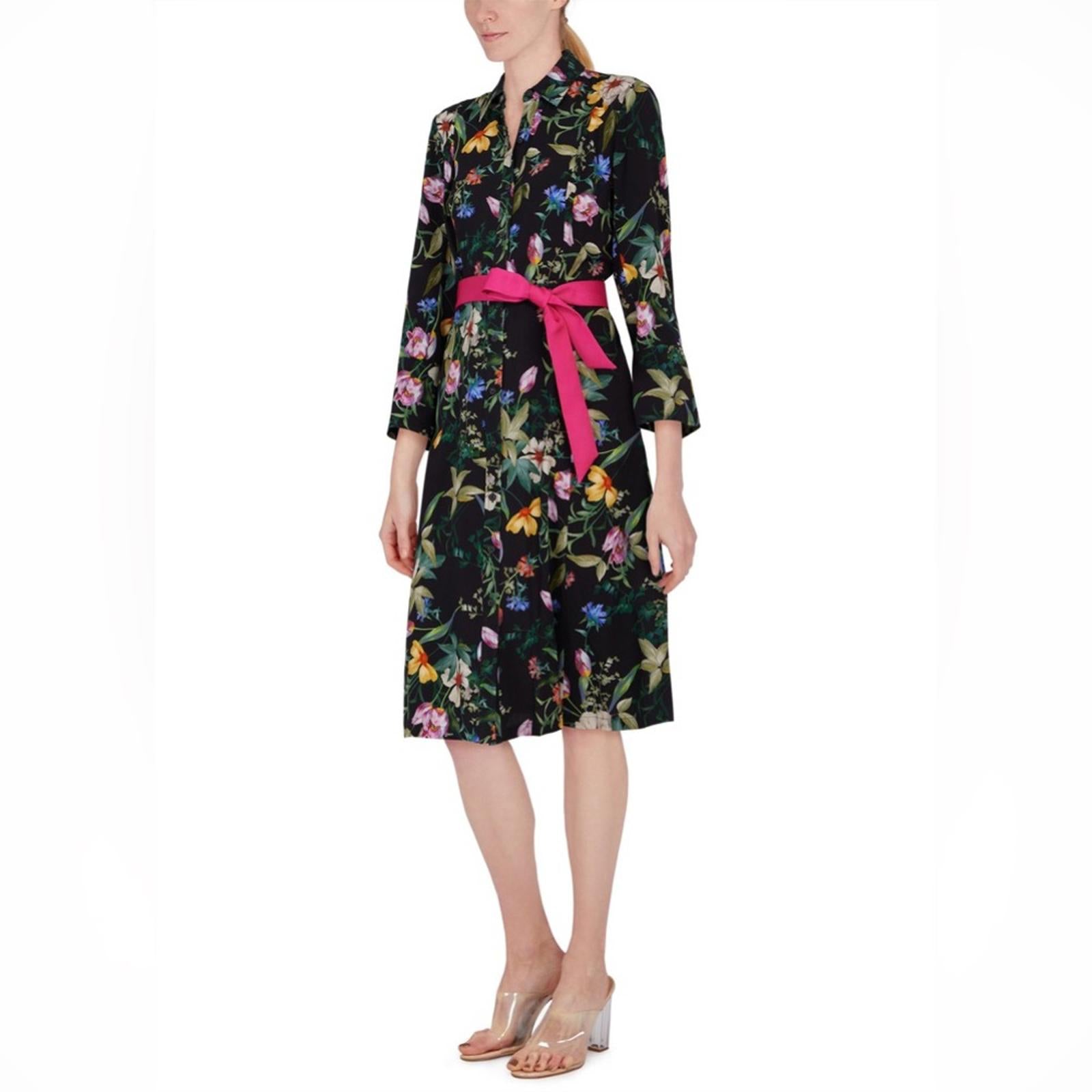 Per Se by Carlisle Botanical Midi Dress Size 10 New w/Tag Retail $598 (Sold Out)
