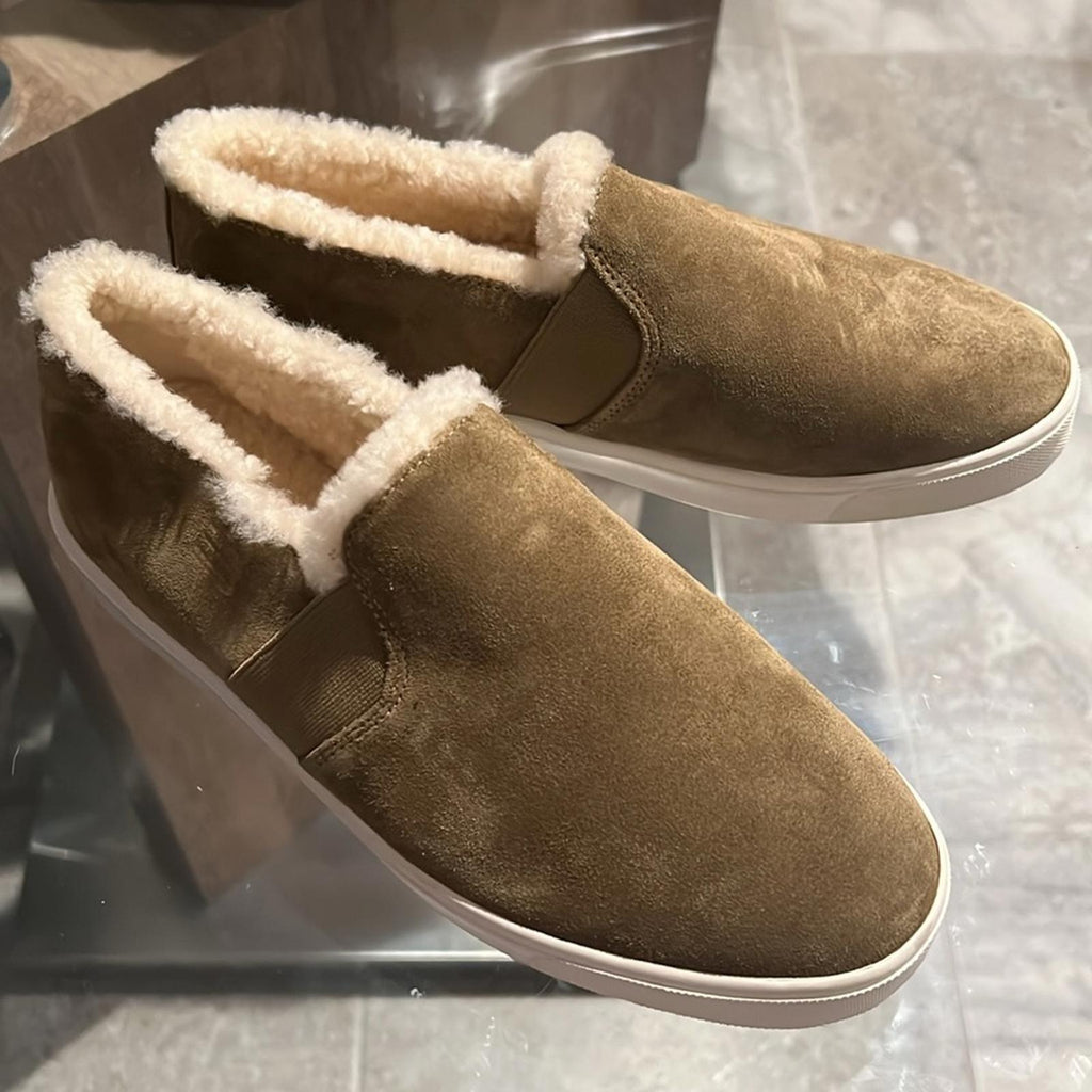 NEW Vince Blair Shearling Sneakers, Size US 7.5 | EU 38 New w/o Box