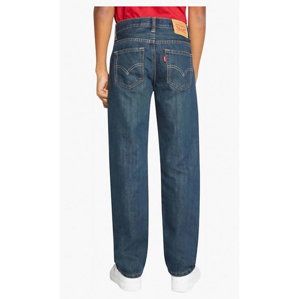 Levi’s 505 Jeans Husky Regular Fit Straight Leg in Blue Denim Size W33 X L28 NWT