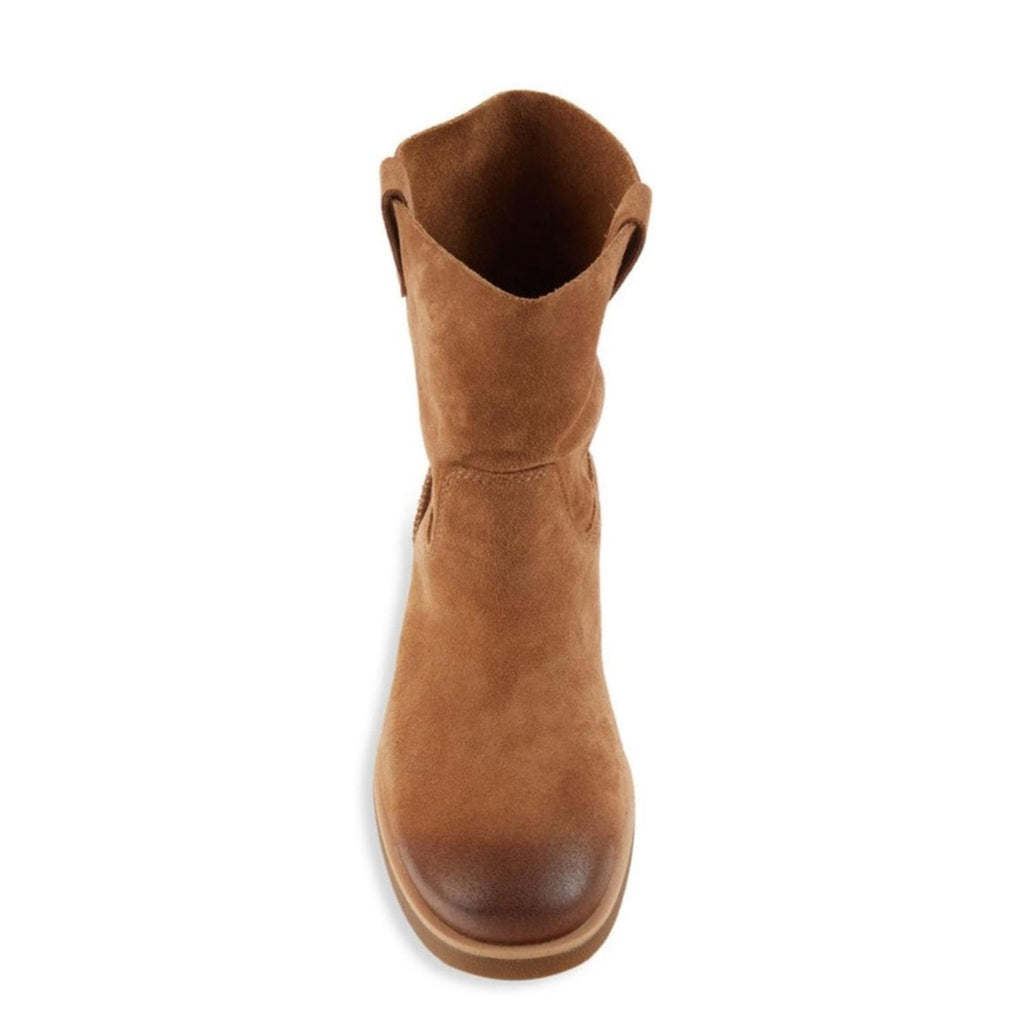 UGG Josefene Leather Short Boots in Chestnut, Size 5.5, New without Box