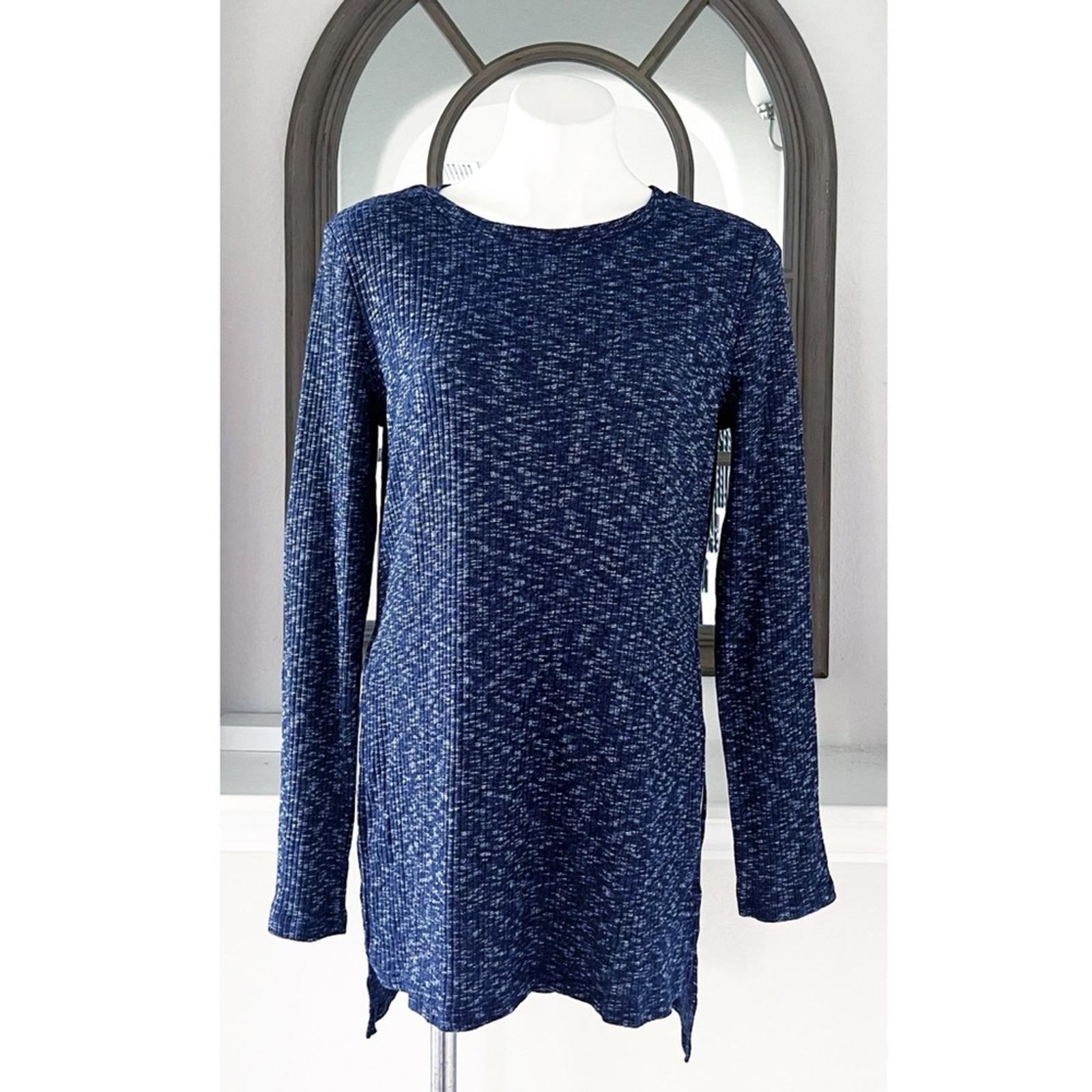 NEW Nostalgia Katy Top/Sweater, Navy Heather Size M New w/Tag