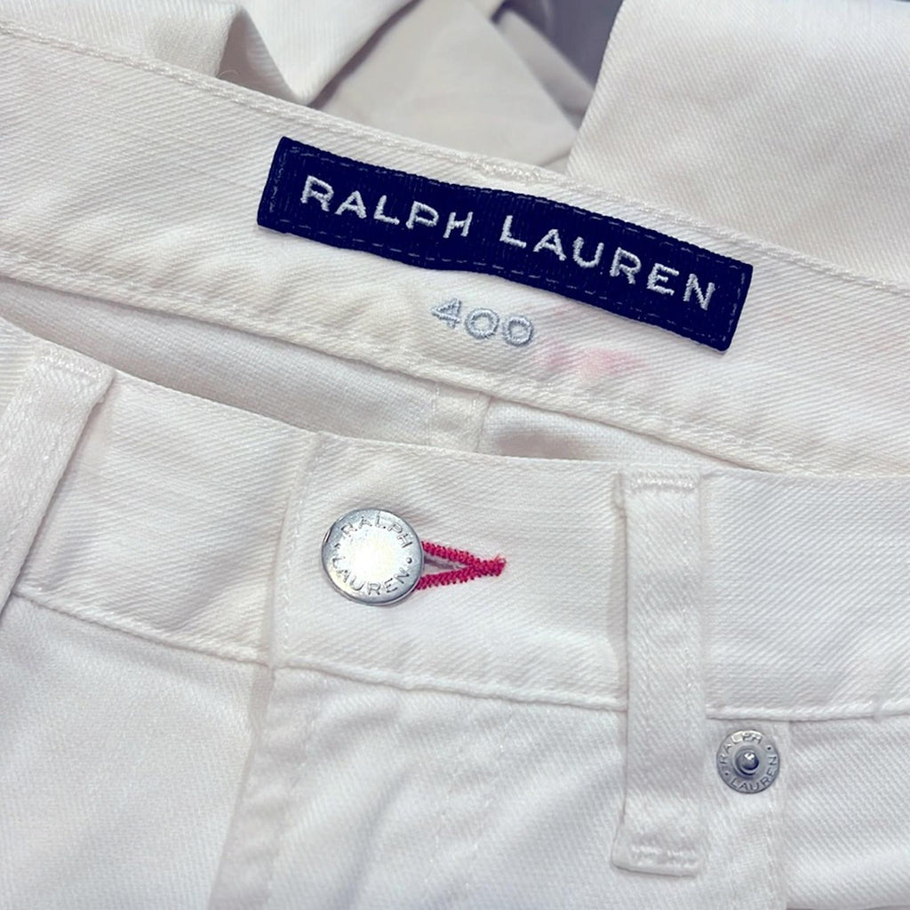 Ralph Lauren Black Label Jeans in White Retail $690
