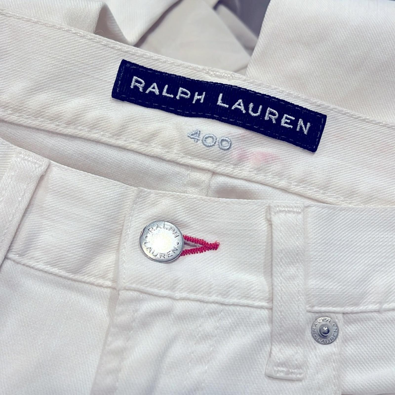 Ralph Lauren Black Label Jeans in White Retail $690
