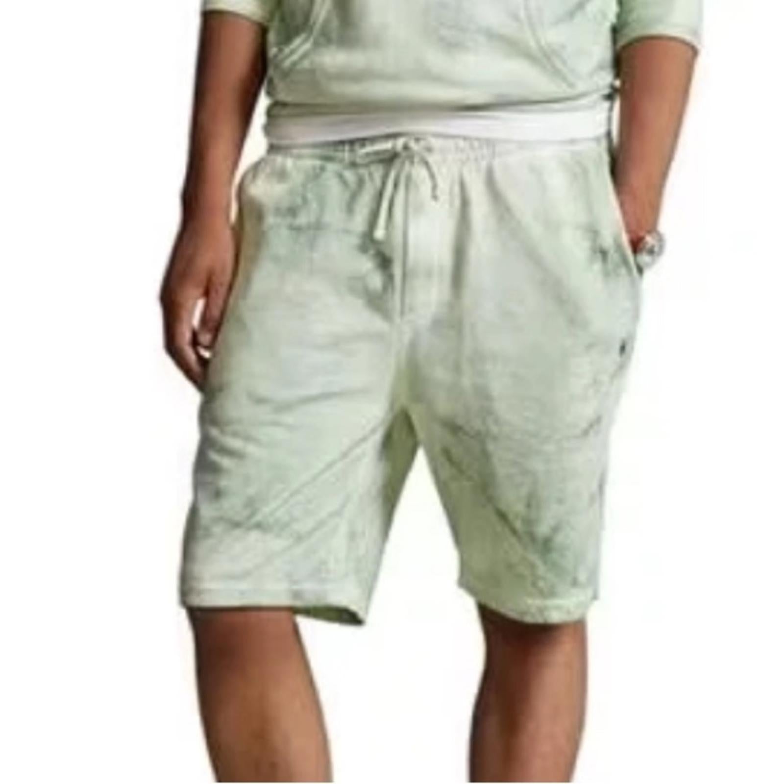 Polo Ralph Lauren 8-Inch Cotton-Linen French Terry Shorts, NWT, Size XL