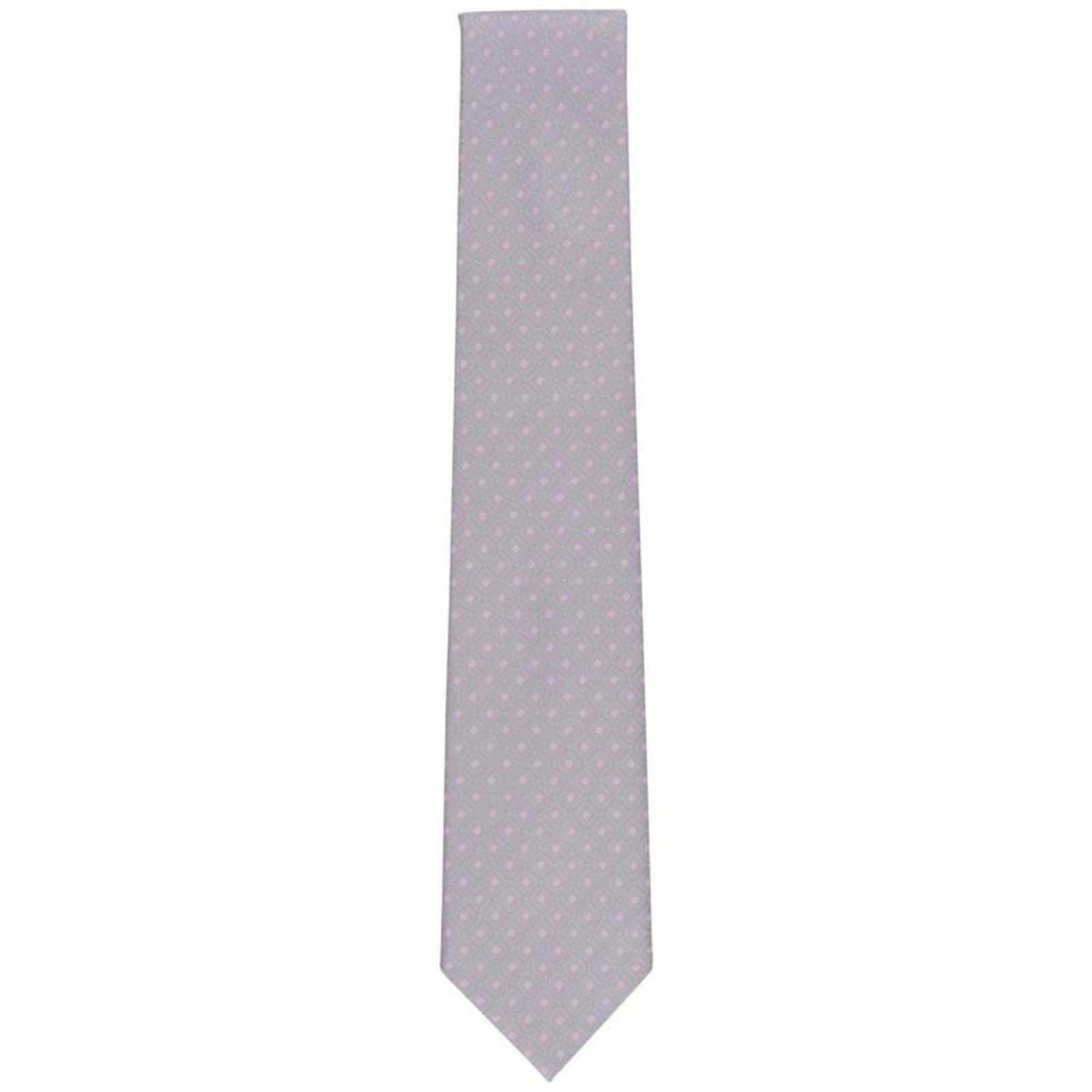 Michael Kors Hempstead Grid Tie in Silver/Pink, One Size, NWT