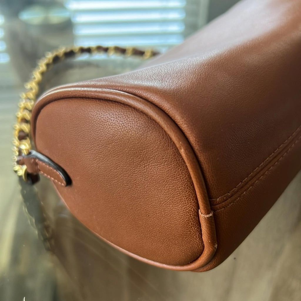 Lauren Ralph Lauren Emelia Shoulder Bag in TAN, Retail $250