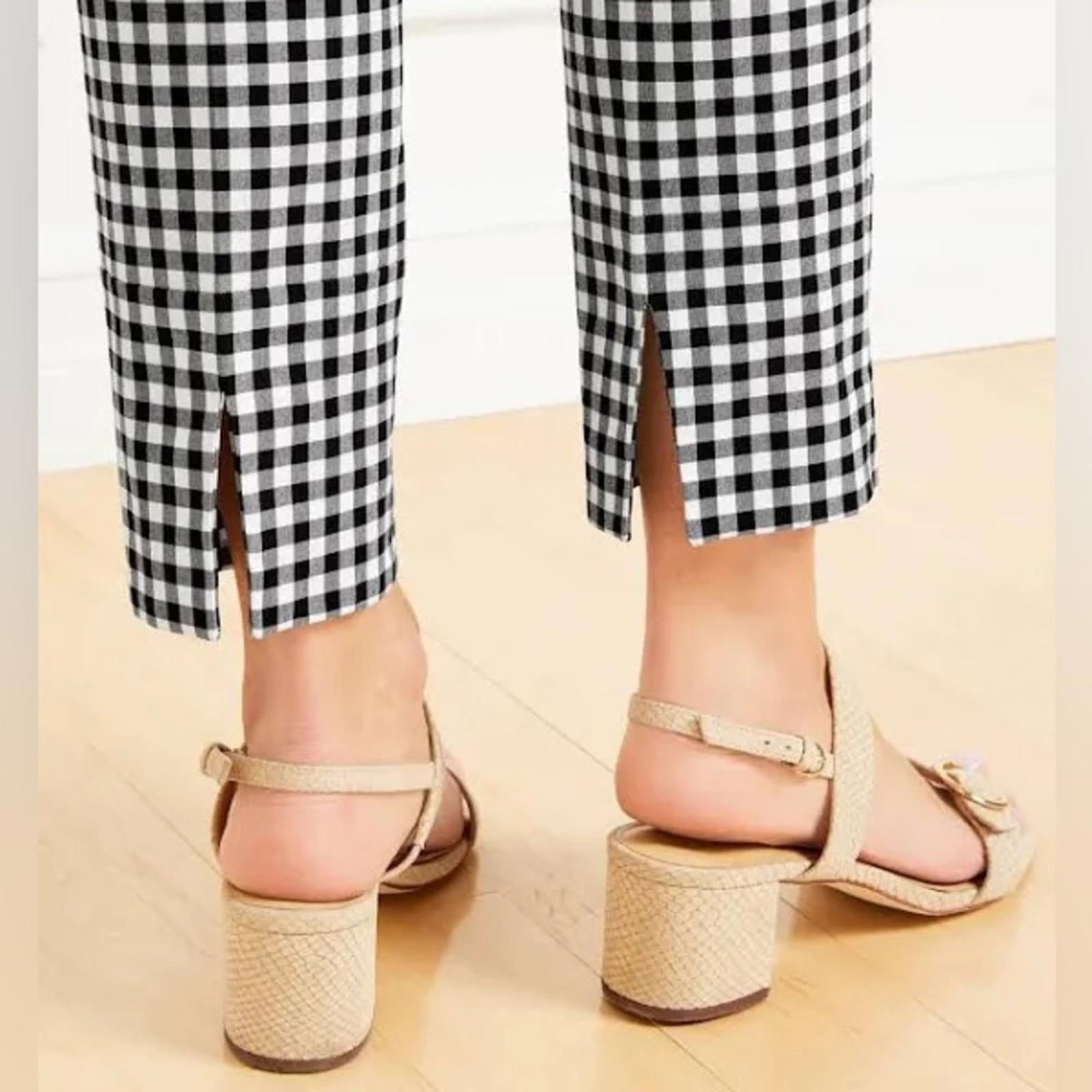 Talbots Chatham Ankle Pants in Sunrise Gingham, Size 14 New w/Tag