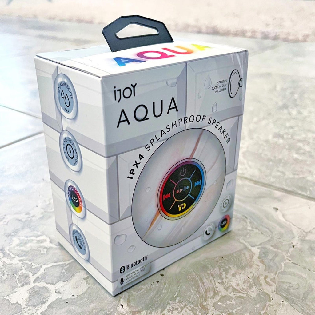 iJoy LED Suction Shower Speaker, New in Box