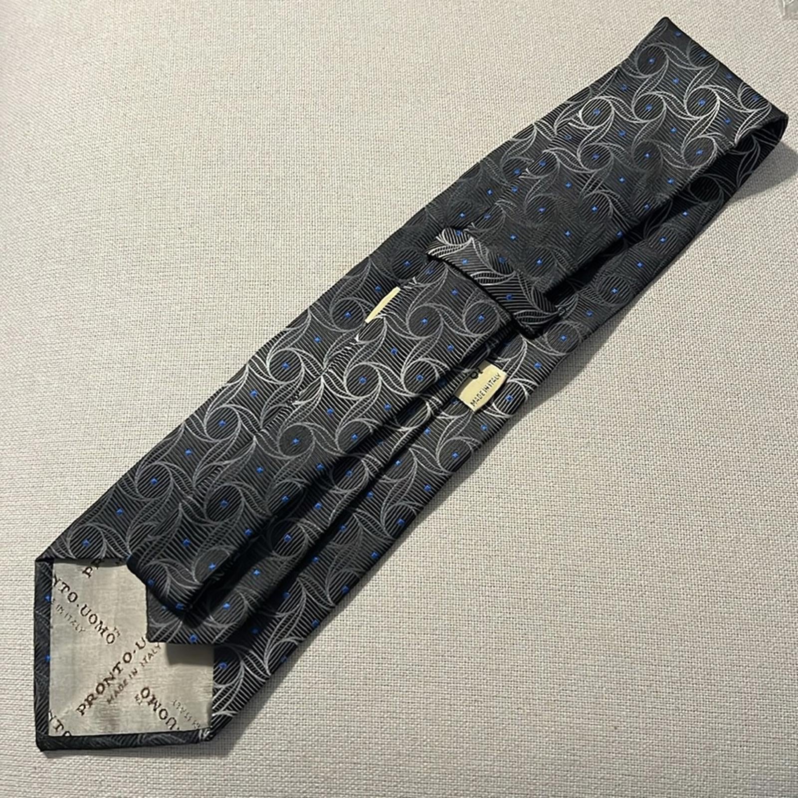 Pronto-Uomo (Made in Italy) 100% Silk Neck Tie