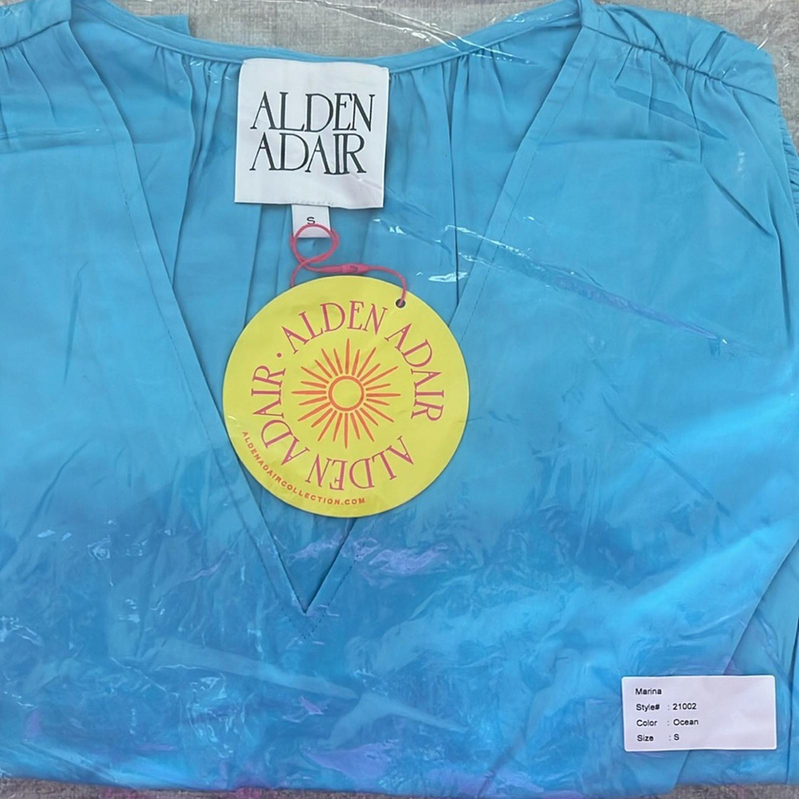 Alden Adair BLUE Marina Tank in Ocean, Size S New w/Tag in Packaging