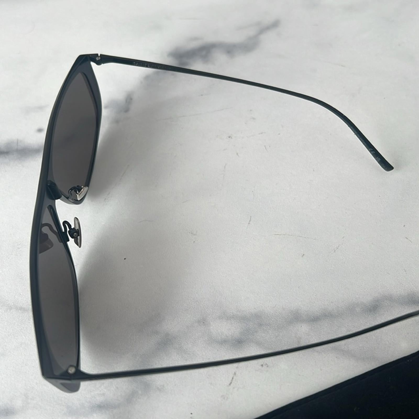 Saint Laurent 605 Luna Rectangular Sunglasses -002 99 S NEW w/Tag $740