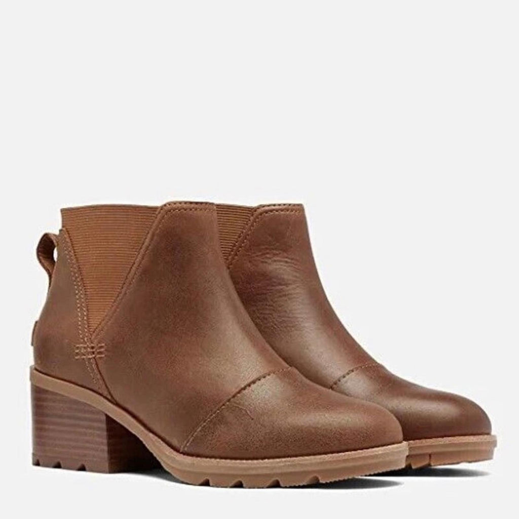 NEW Sorel Cate Lug Sole Chelsea Boots in Brown , Size EU 36.5 New in Box