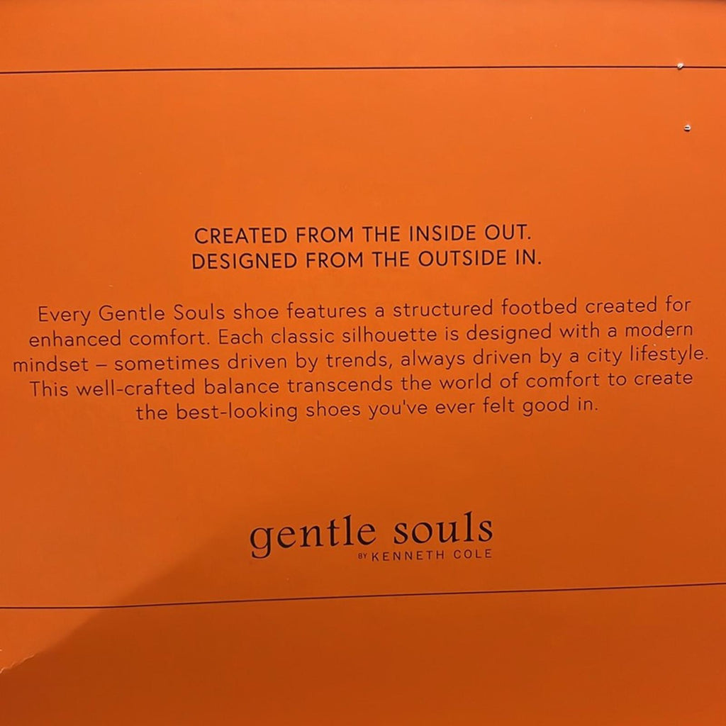 Gentle Soul Noa Elastic Slip-On Leather Wedge Sandals, Size 5 New in Box $199