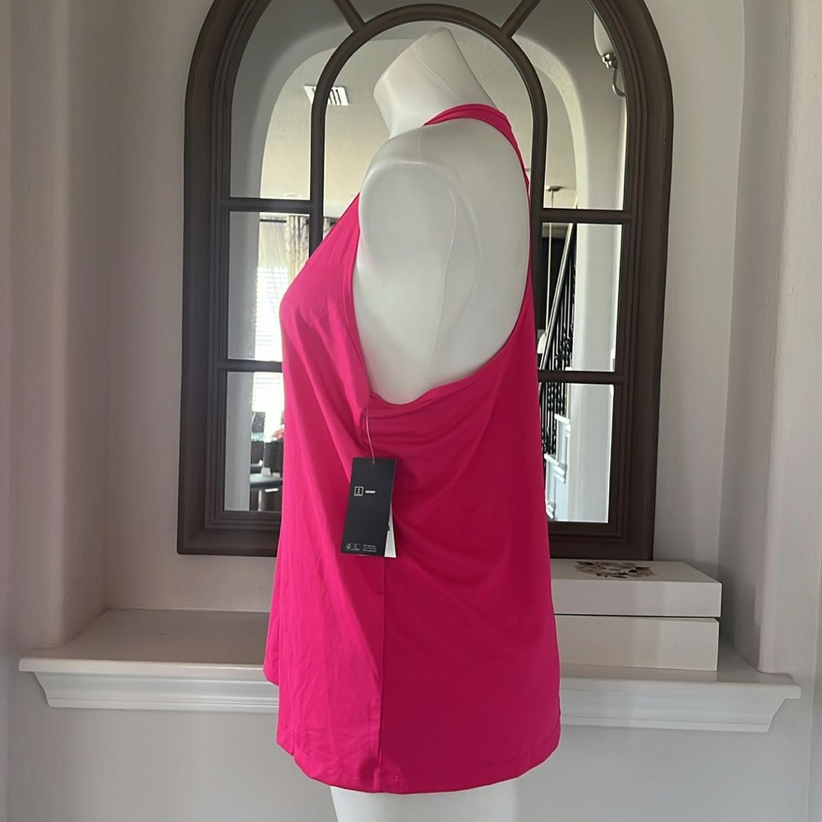 ID Ideology Textured Racerback Tank Top, Size L New w/Tag